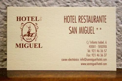 San Miguel Отель Сеговия